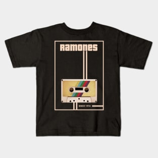 Ramones Music Retro Cassette Tape Kids T-Shirt